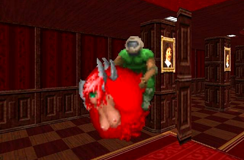 Illustration for article titled The Difficulties Of Turning Doom Into A Sex Game